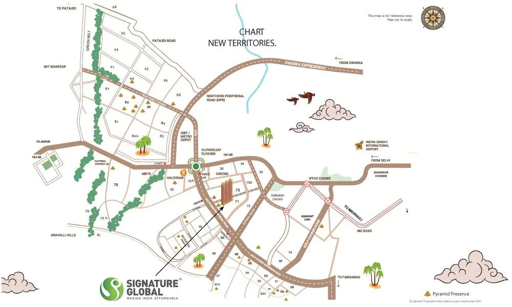 Lamborghini Residences Gurugram Location